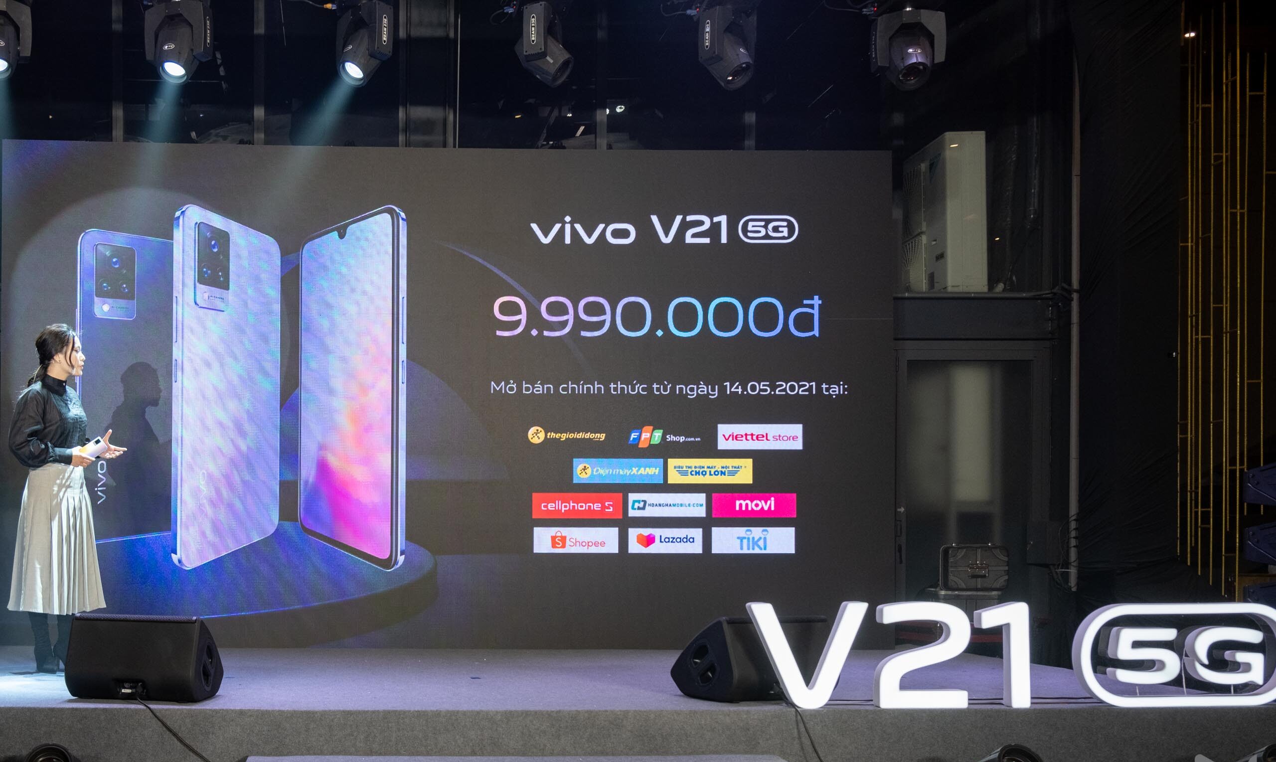 Smartphone  V21 5G của Vivo chính thức ra mắt