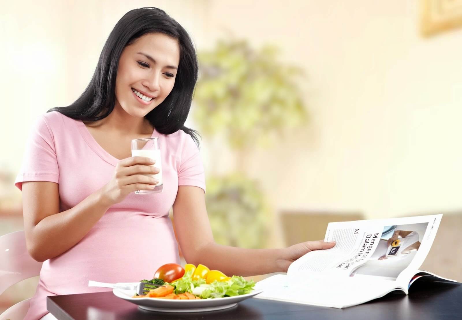 Chế độ dinh dưỡng khoa học sẽ giúp mẹ bầu khỏe mạnh